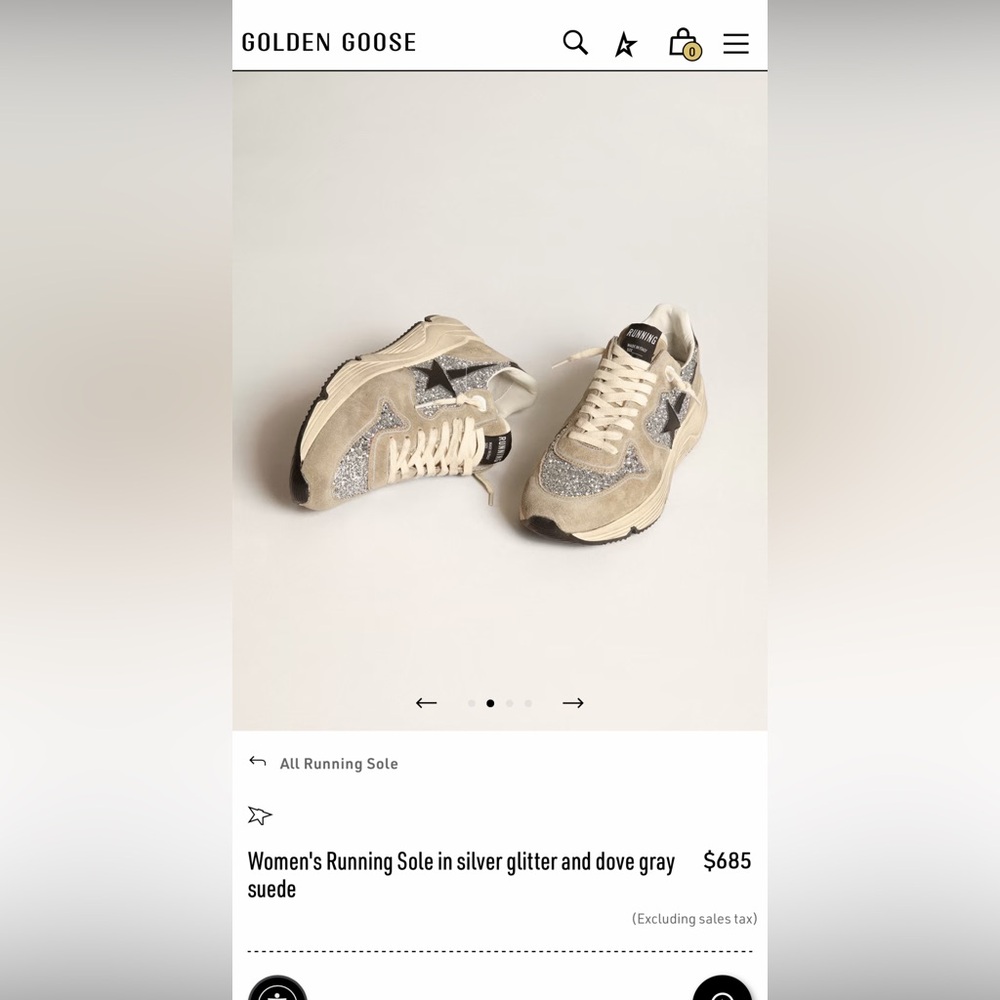 Golden Goose Running Shoes